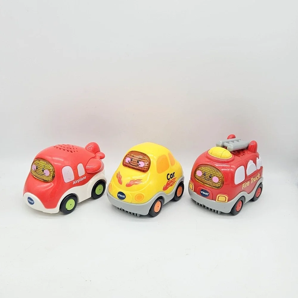 VTech Go! Go! Smart Wheels Vehicle Set - Airplane, Car, Fire Truck - Interactive